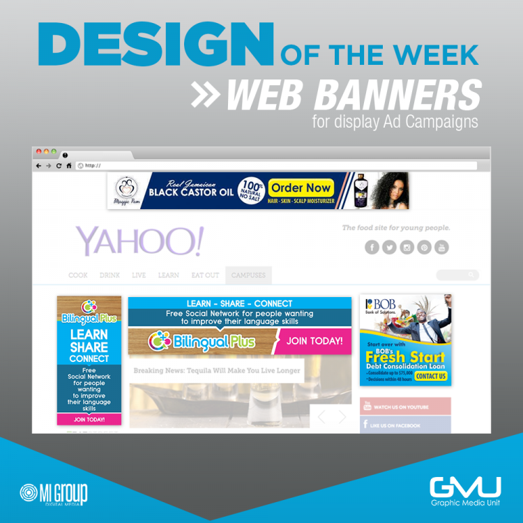 Web Banners - Graphic Media Unit - My Deals Todays Jamaica